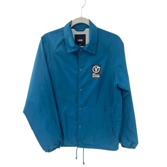 Vans Off The Wall Coach Jacket Blue Men’s size small - Picture 1 of 12